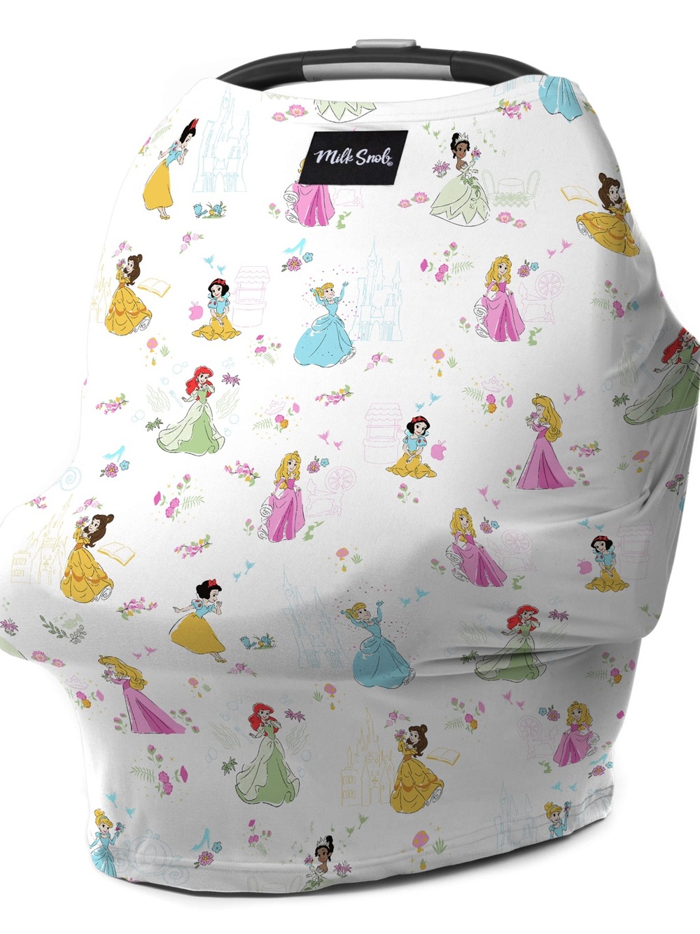 Milk Snob Disney Princess Infant Baby Cover Snow White Belle Ariel 5-in-1